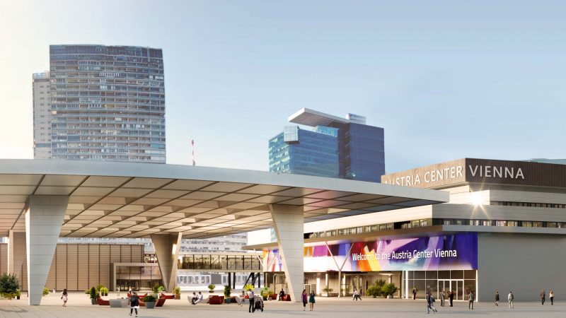 Austria Center Eingangsgebäude